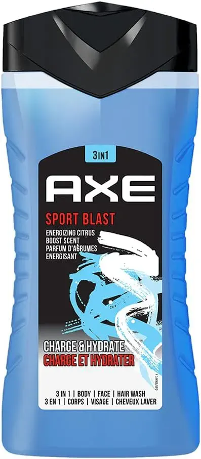 شاور جل اكس سبورت بلاست للجسم والشعر والبشرة 3 في 1 ، 400 مل .