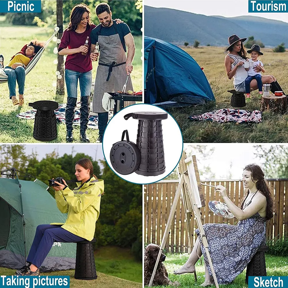 كرسي رحلات قابل للطي ، اسود ، 791