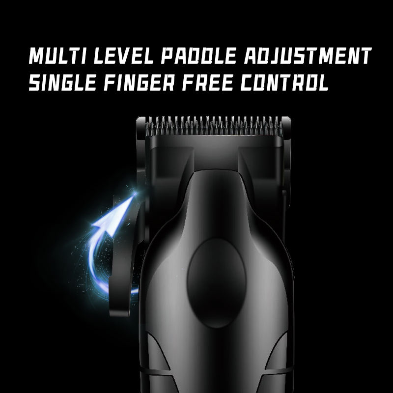 Kemei Wireless Hair Clipper for Men, LED Display, Rechargeable, Black, KM-PG2290D