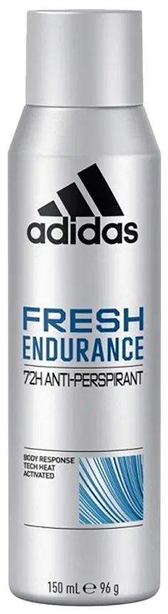 Adidas Fresh Endurance Deodorant Body Spray 72H, 150 Ml