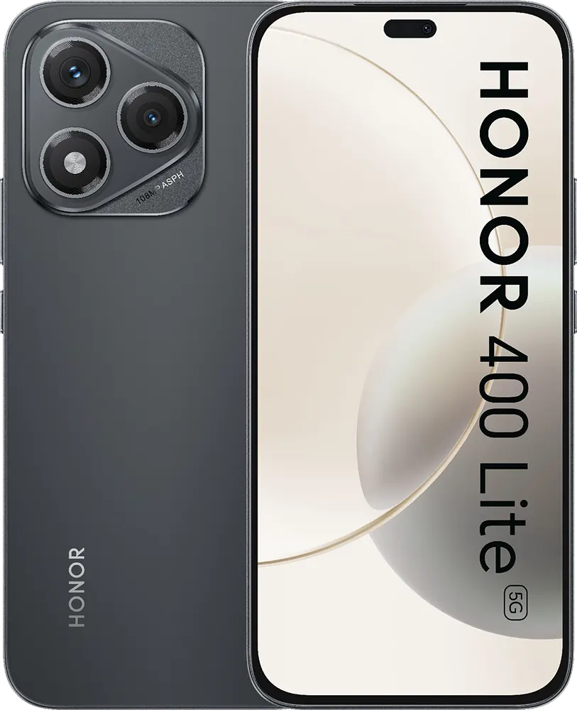 وبايل هونر 400 لايت ، ثنائي الشريحة، ذاكرة داخلية 256 جيجابايت، رامات 8 جيجابايت، شبكة الجيل الخامس، أسود