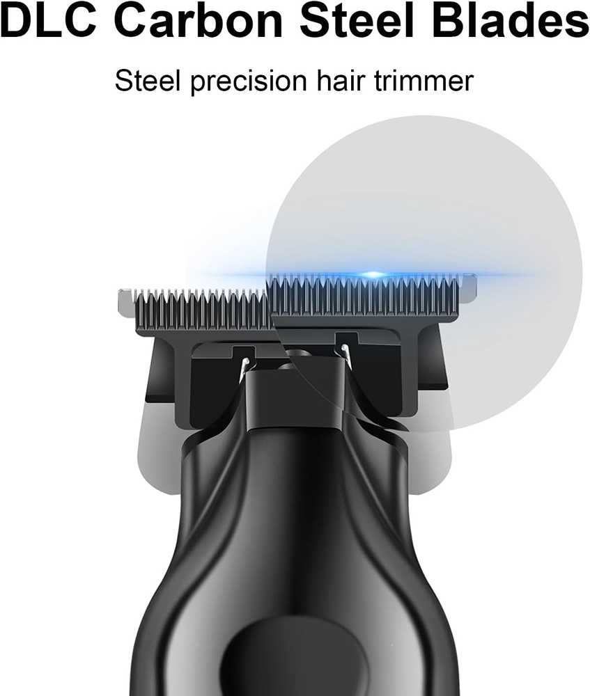 Kemei Cordless Hair Clipper for Men, LED Display, Rechargeable, Black, KM-2269