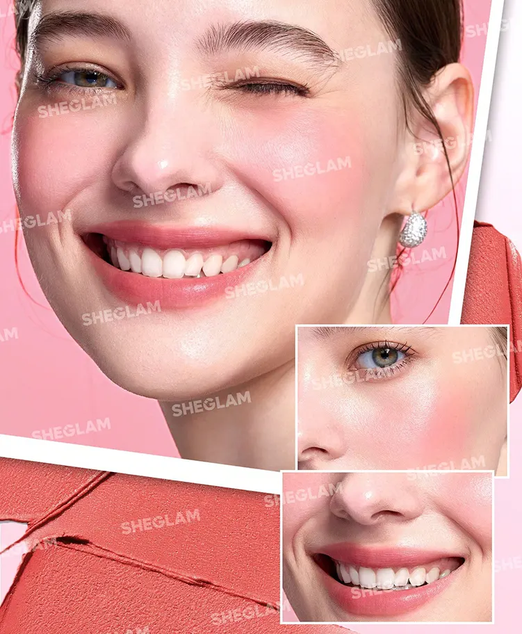 مجموعة كريم الخدود والشفاه من شيجلام،  ستروبيري