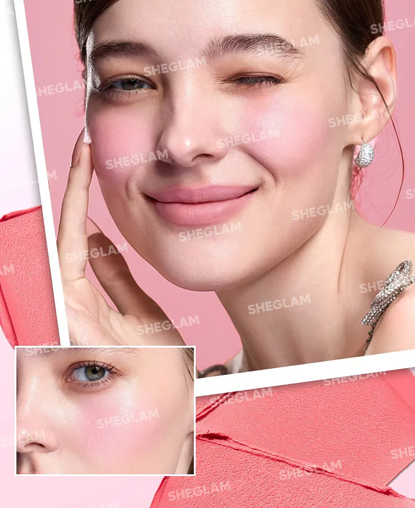 مجموعة كريم الخدود والشفاه من شيجلام،  ستروبيري