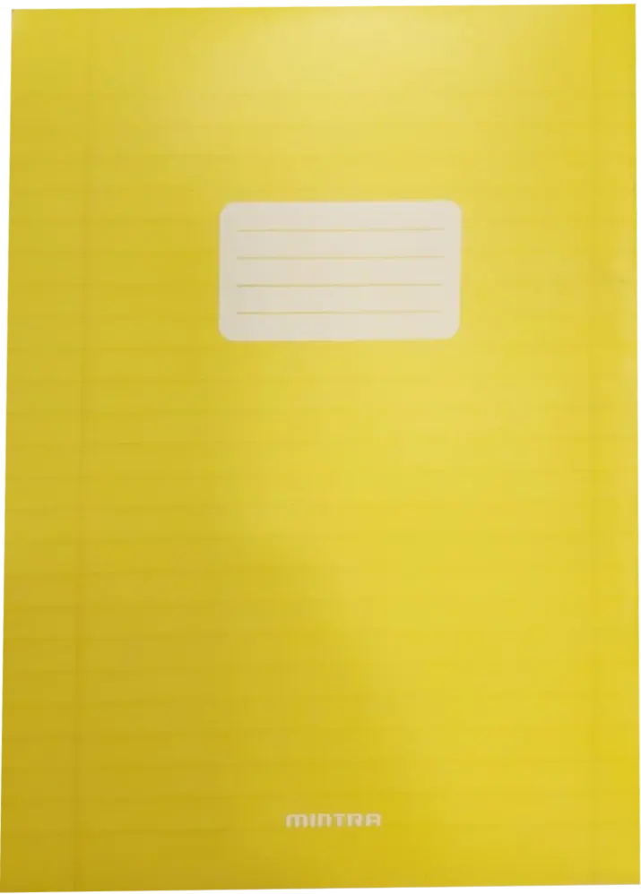 Mintra Cover Alternative Notebook, 100 Sheets, Arabic Ruled, 22.5*16, Assorted Colors