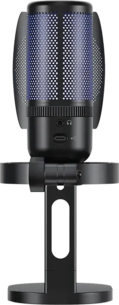BOYA Desktop Microphone, -39dB Microphone Sensitivity, Type-C Port, RGB Lighting, Noise Cancelling, Black, K3