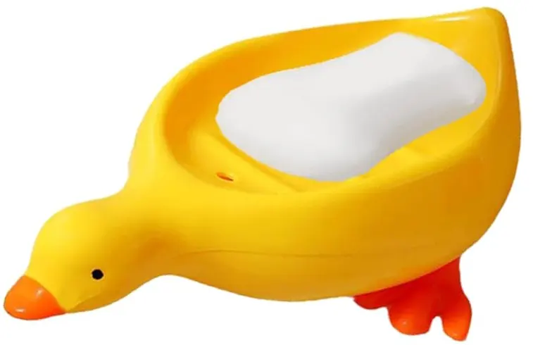 Duck-Shaped Soap Dish With Drain Hole, 85-10