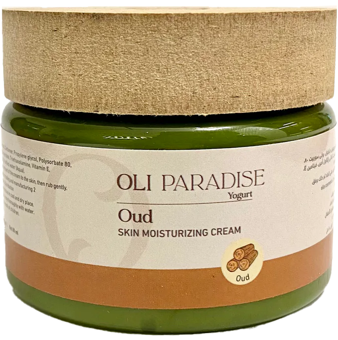 كريم الزبادي المرطب برائحه العود من اولي باراديس، 80 مل