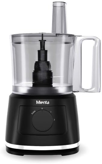 كبة ومفرمة ميانتا ، 1000 وات ، سعة 2.5 لتر ، سرعتان ، دورق خلاط ، أسود ،  FP141435A