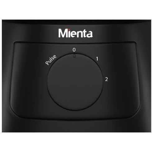 كبة ومفرمة ميانتا ، 1000 وات ، سعة 2.5 لتر ، سرعتان ، دورق خلاط ، أسود ،  FP141435A