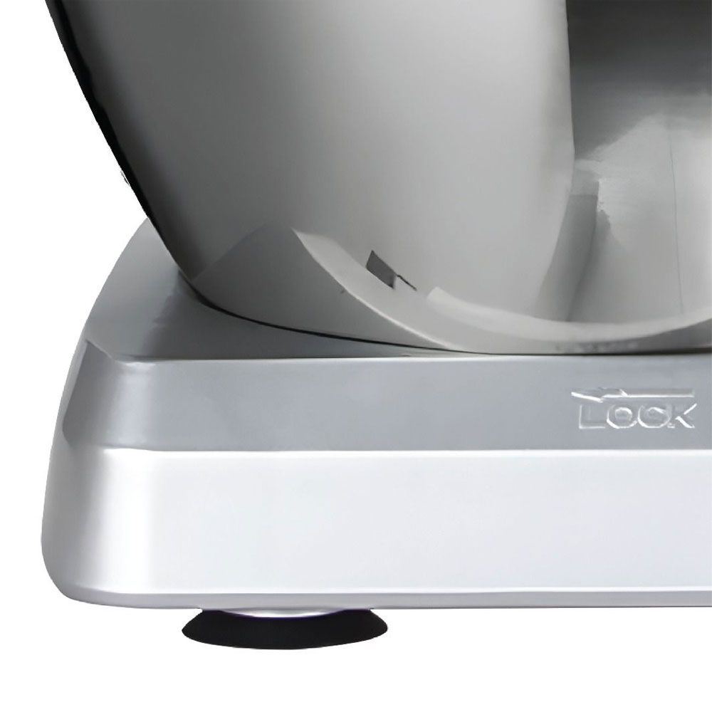 Mienta Electric Mixer, 2000 Watts, 10 Liters, 6 Speeds, Stainless Steel, Silver, KM38432A