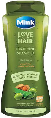 Mink With Olive Oil, Almond Oil And Aloe Vera Shampoo , 400 Ml