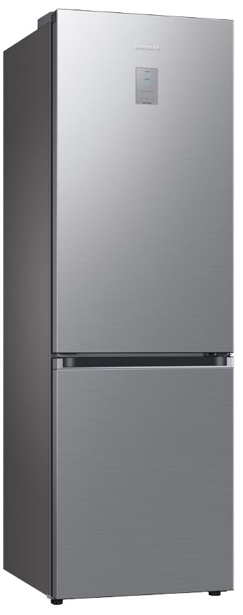 Samsung Combi No Frost Refrigerator, 344 Liters, 2 Doors, Digital Display, Inverter, Silver, RB34C671ES9-MR