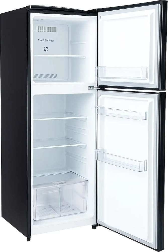 Unionaire No Frost Refrigerator, 330 Liters, 2 Doors, Digital Touch Screen, Interior Handle, Black Glass, URN-400DLBG1A-DTHS