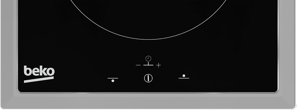 Beko Built-in Electric Hob, 2 Burners, 30 cm, Digital Touch, Black Ceramic, HDMC 32400 TX