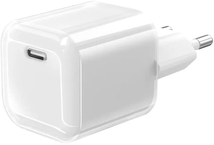 Nine Gun NanoPower Fast Charger, 30W, USB-C Port, White, GS-30W0317
