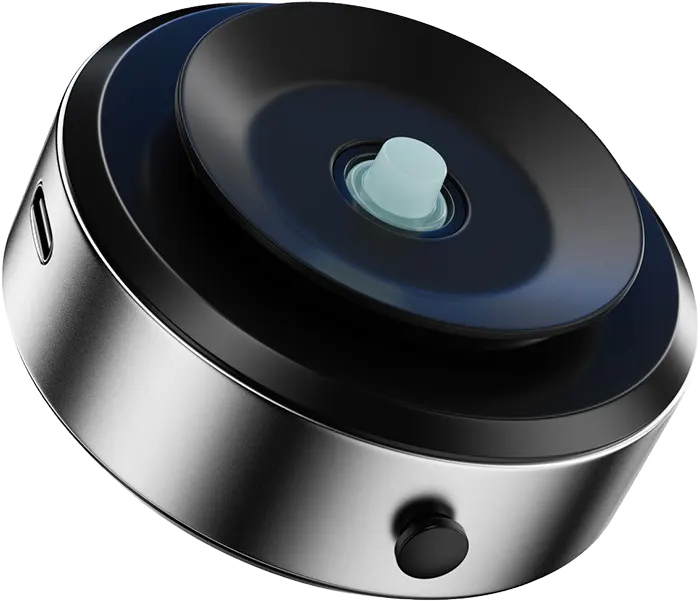 حامل هاتف مغناطيسي من ناين، يعمل بالشفط، منفذ شحن type-c، أسود