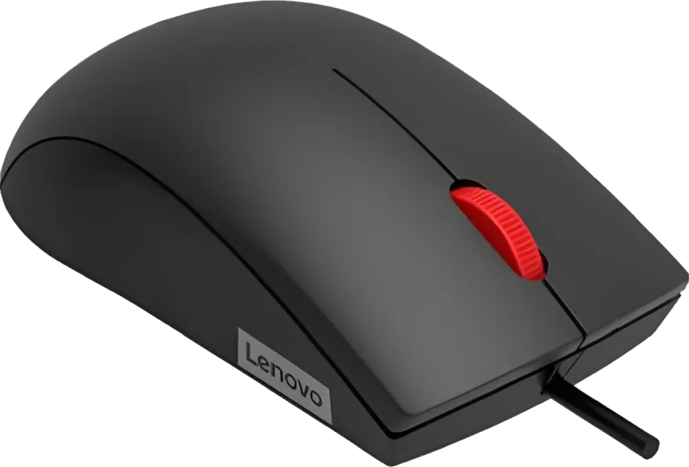 Lenovo Wired Mouse 120, 1600 DPI, USB, Black, MS-370OU