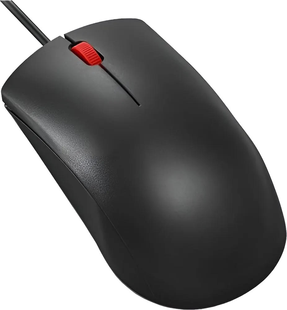 Lenovo Wired Mouse 120, 1600 DPI, USB, Black, MS-370OU