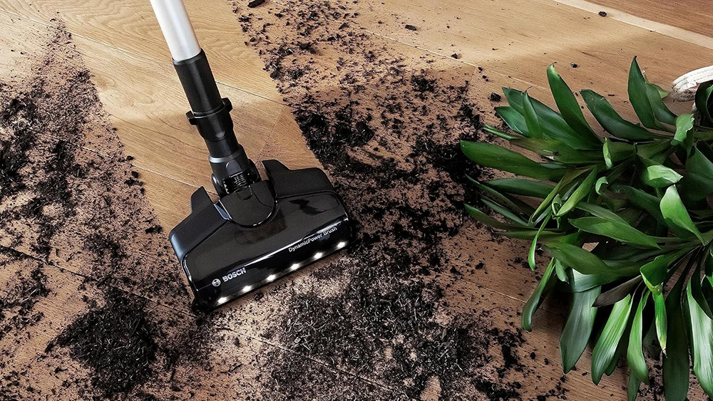 مكنسة كهربائية بوش لاسلكية ، 54 وات ، قابلة لأعادة للشحن ، أسود x أبيض ، BCS711XXL