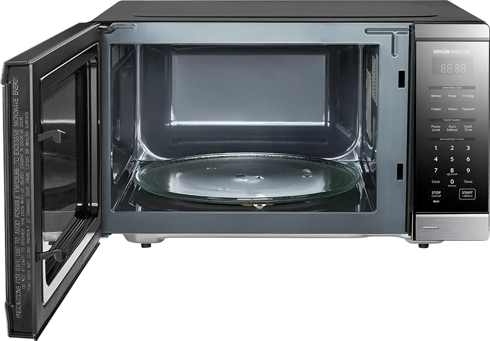 Toshiba Solo Microwave, 1200 Watt, 45 Liter, Inverter, Digital, Black, ML3-EM45PFI(MB) (Miraco Warranty)