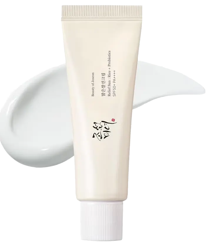 واقي شمسي ريليف صن رايس بروبيوتيك بعامل حماية من الشمس 50+ من بيوتي اوف جوسون، 50 مل