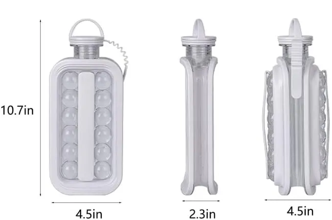 زجاجة قوالب كرات ثلج ، 63-6