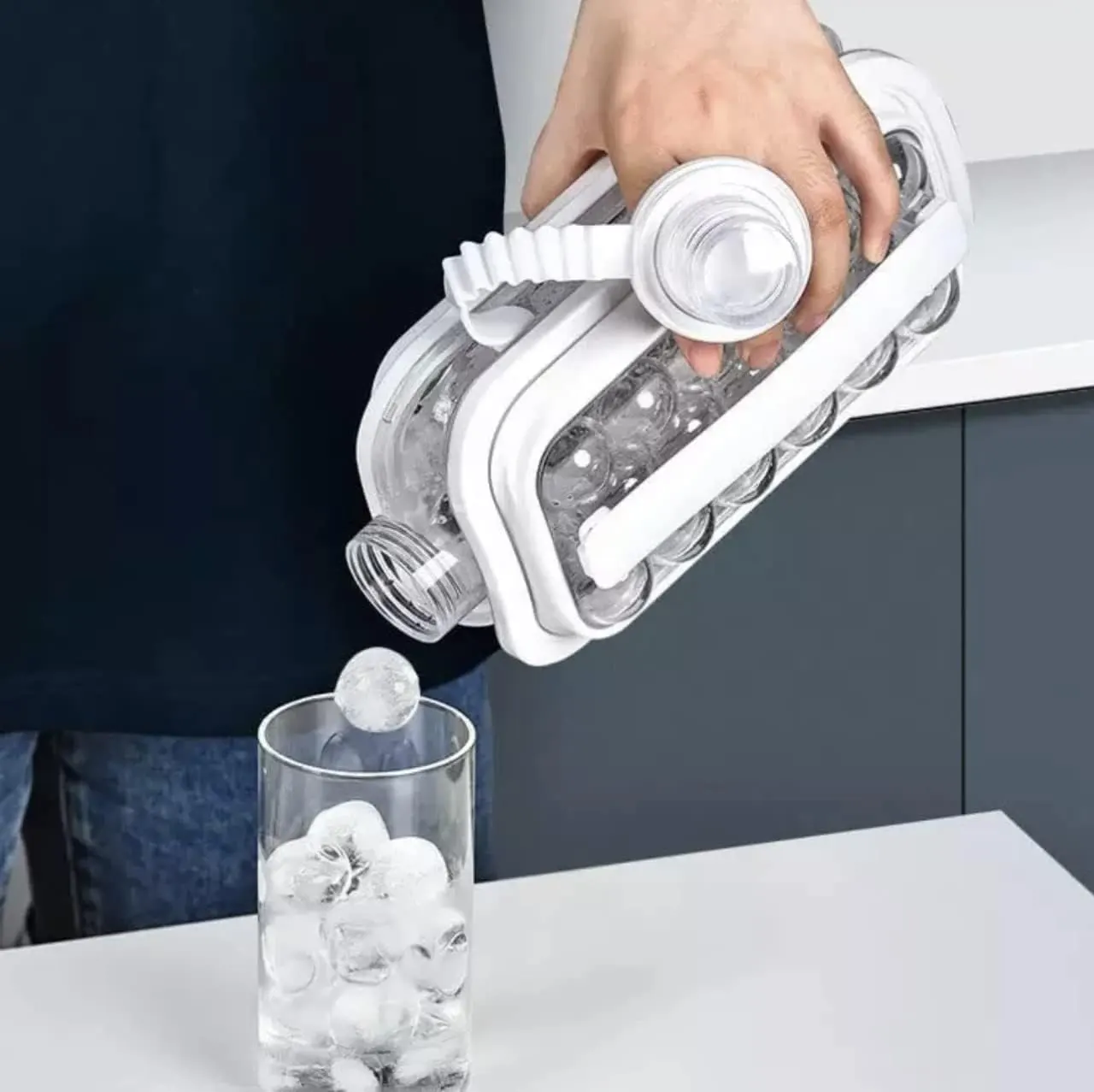 زجاجة قوالب كرات ثلج ، 63-6