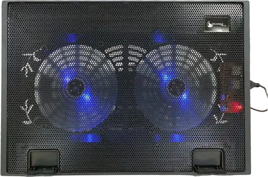 Gigamax Plus Laptop Cooling Pad, 2 Fans, Black, GM99
