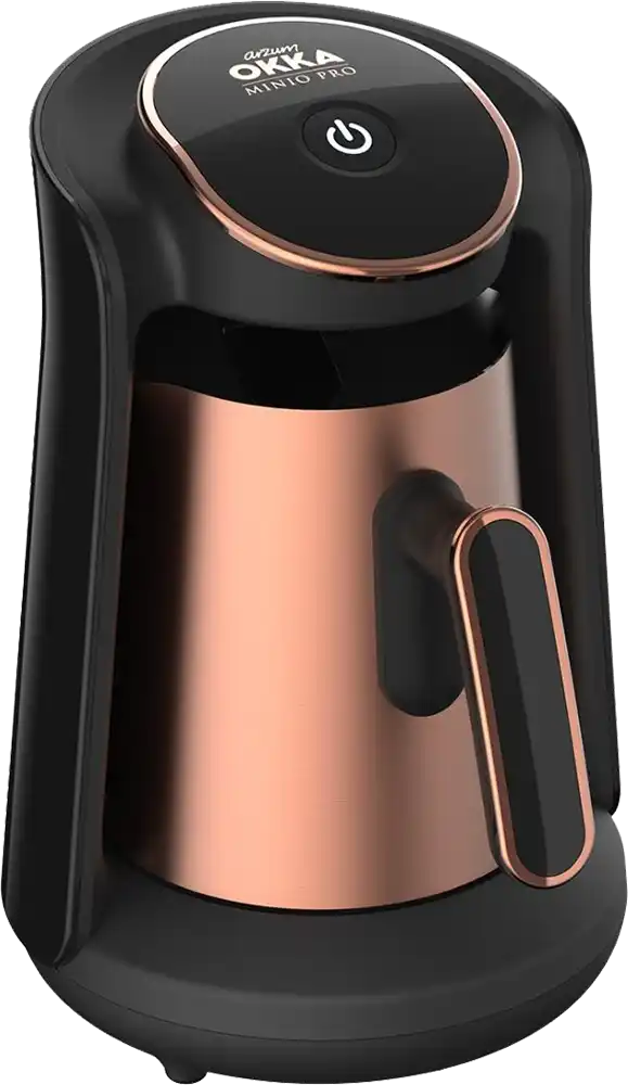 ماكينة تحضير القهوة التركي اوكا، 480 وات، أسود ونحاسي، OK-0010