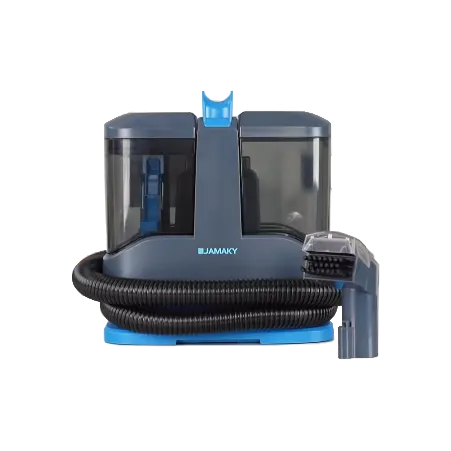 مكنسة كهربائية جاماكي، 450 وات، لإزالة البقع من الأقمشة والسجاد، خزان مياه 1 لتر، أسود، JMK1606