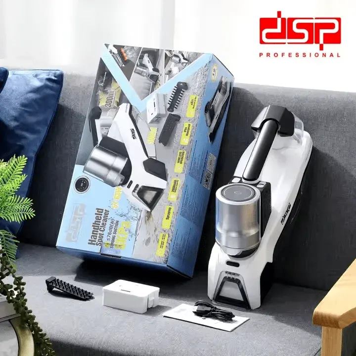 مكنسة بقع كهربائية لاسلكية دي اس بي ،11.1 فولت، 63 وات، تنظيف رطب، خزان تصريف مياه 500 مللي، IPX4، أبيض، KD 2049