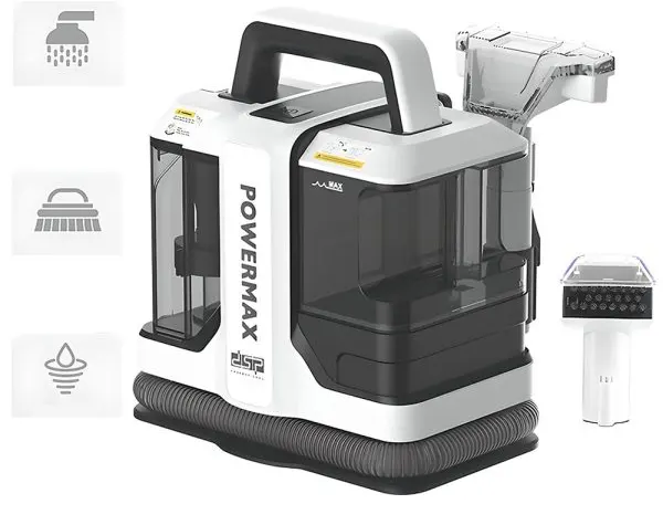 مكنسة بقع كهربائية دي اس بي ،450 وات، تنظيف رطب، خزان مياه 1080 مللي، IPX4، أبيض، KD2041