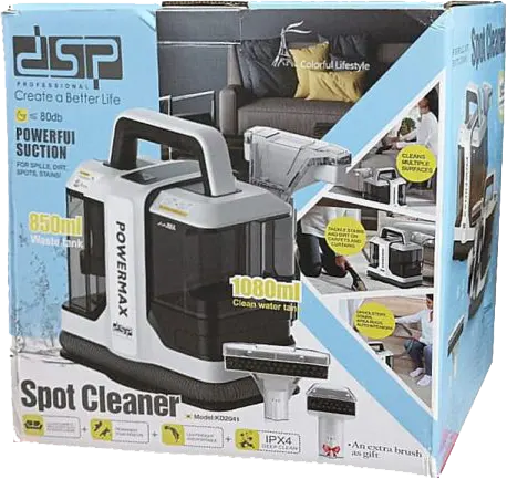 مكنسة بقع كهربائية دي اس بي ،450 وات، تنظيف رطب، خزان مياه 1080 مللي، IPX4، أبيض، KD2041