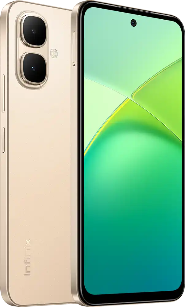 Infinix Smart 10 Dual SIM Mobile, 64GB Memory, 3GB RAM, 4G LTE, Twlight Gold