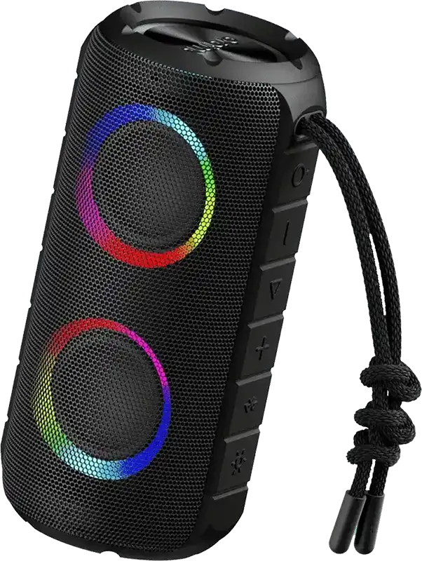 Portable Speaker Bluetooth Oraimo Rover, Rechargeable, RGB Light, Black, OBS-53D