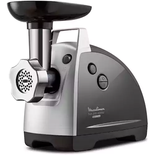 Moulinex Meat Grinder, 2000 Watt, Stainless Weapons, with grater, Black, ME684826