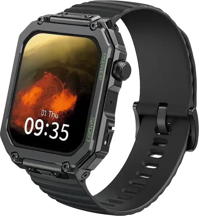 Oraimo Nova Smart Watch, 2.01 Inch HD Screen, Bluetooth , Waterproof , Light Chrome , OSW-802N