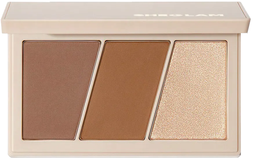 باليت الوجه هايلايتر وبرونزر وكونتور شيجلام تريو هيرو، جينجربرد