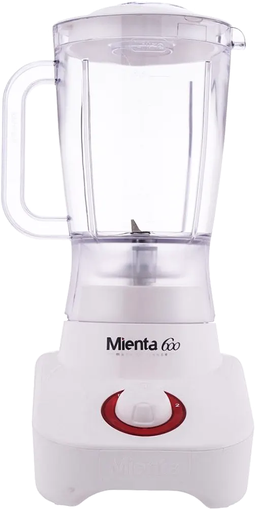 Mienta Electric Blender 600 Watt , 1.5 Liter, stainless bowl,white BL1221A-P10