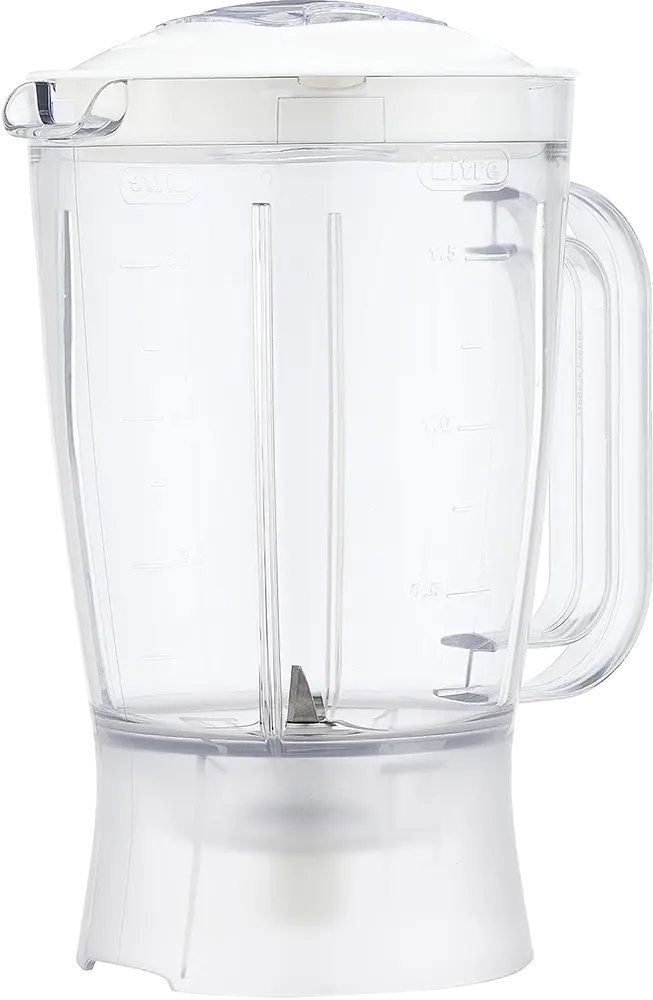 Mienta Electric Blender 600 Watt , 1.5 Liter, stainless bowl,white BL1221A-P10