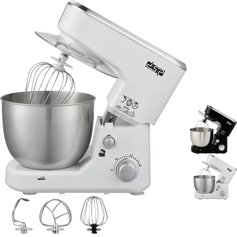 DSP Stand Mixer , 1000 Watt , 5 Liter , Multi-Color, KM3030