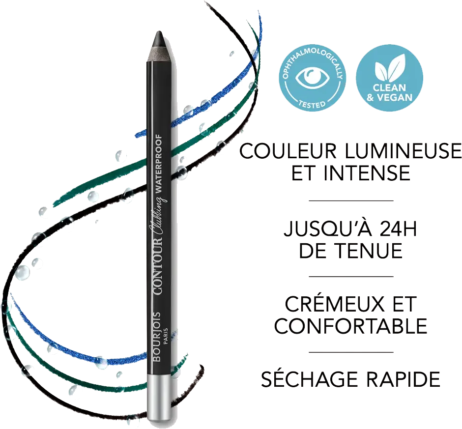 Bourjois Contour Clubbing Waterproof Eyeliner, 41 Black Party