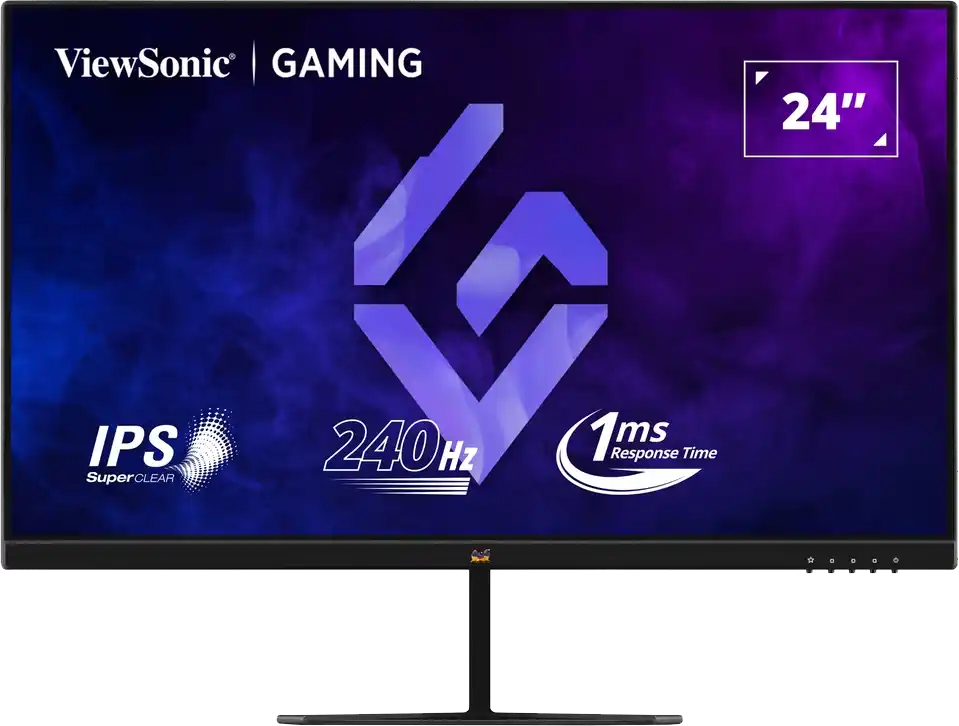 شاشة ألعاب فيوسونيك، 24 بوصة، دقة FHD، معدل تحديث 240 هرتز، مدخل HDMI،  خاصية AMD FreeSync، لوحة IPS فائقة الوضوح، أسود، VX2479A-HD-PRO