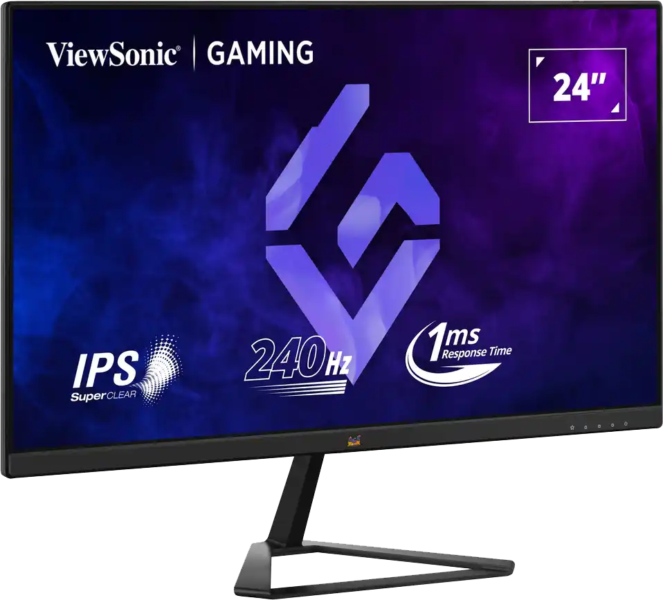 شاشة ألعاب فيوسونيك، 24 بوصة، دقة FHD، معدل تحديث 240 هرتز، مدخل HDMI،  خاصية AMD FreeSync، لوحة IPS فائقة الوضوح، أسود، VX2479A-HD-PRO
