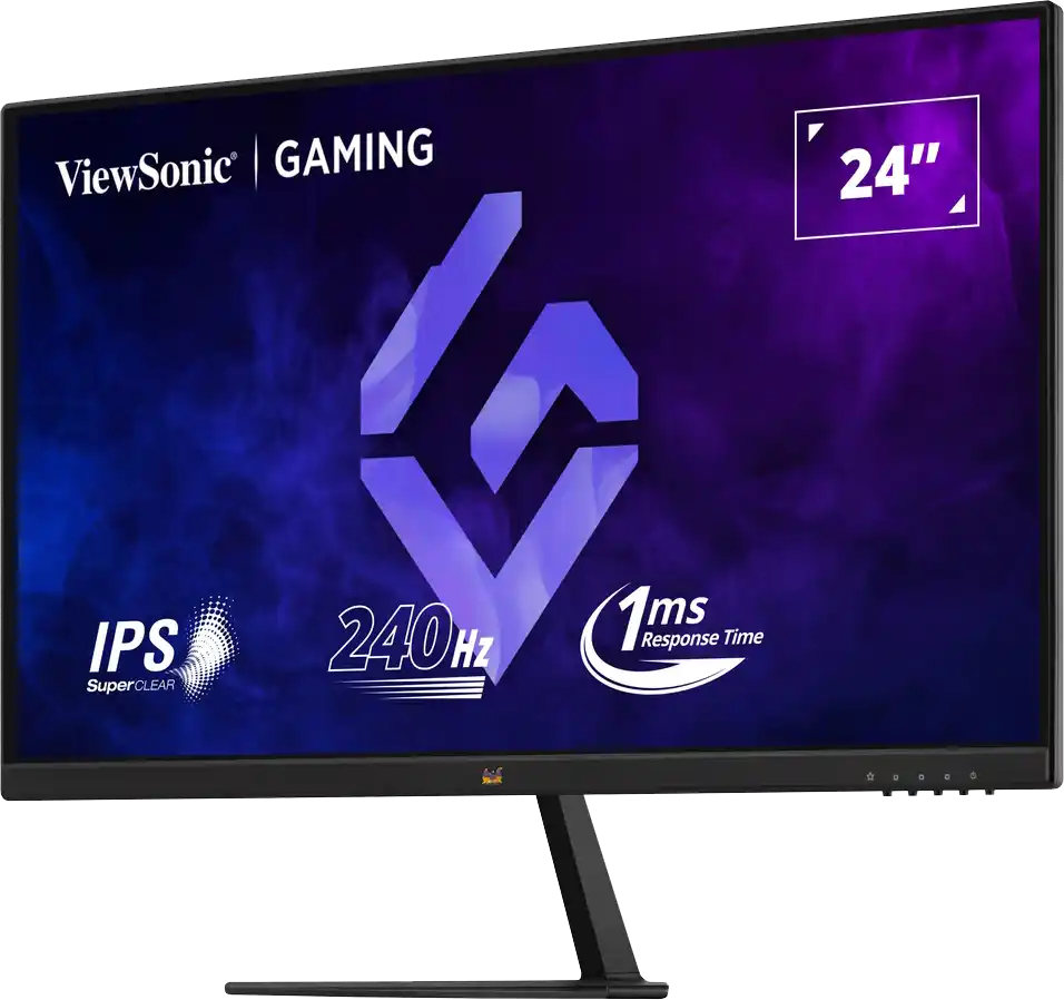 شاشة ألعاب فيوسونيك، 24 بوصة، دقة FHD، معدل تحديث 240 هرتز، مدخل HDMI،  خاصية AMD FreeSync، لوحة IPS فائقة الوضوح، أسود، VX2479A-HD-PRO