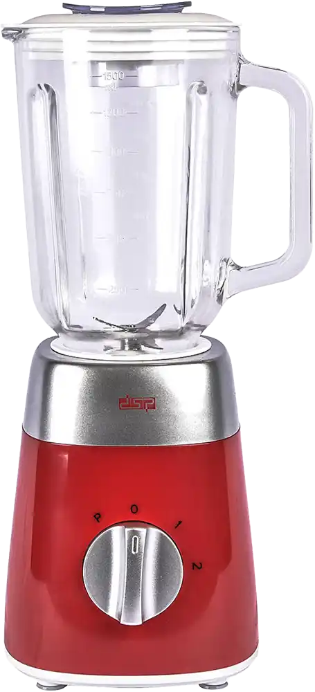 خلاط كهربائي دي إس بي، 500 وات، 1.5 لتر، أحمر KJ2038