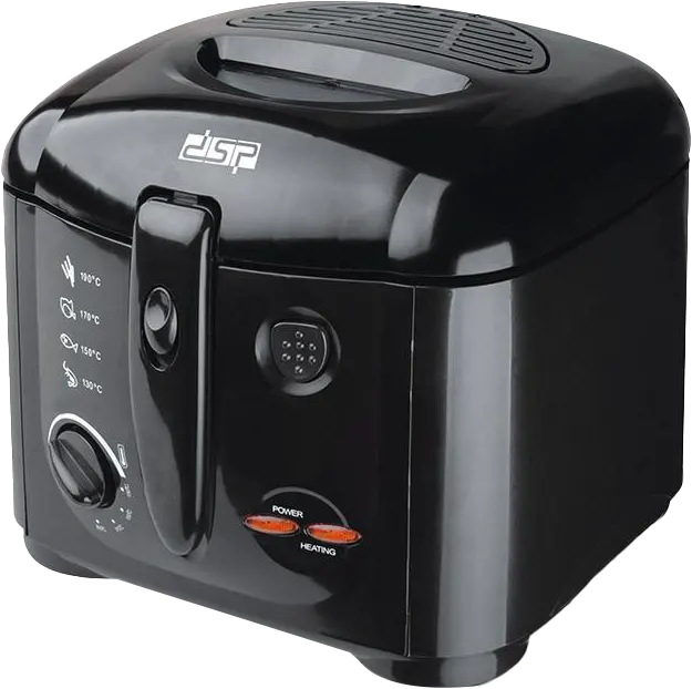 Oil Fryer DSP 1.5Liter , 1400W, Black, Model KB2002