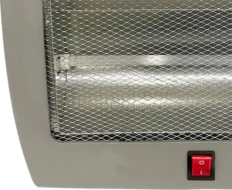 دفاية هالوجين اياكس 2 شمعة، 800 وات، رمادي، KGH-2