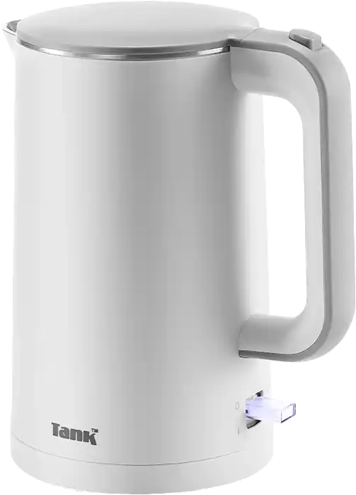 Tank Safe Touch Classic Electric Kettle, 1.5L, 1500W, Stainless Steel, Grey, GS-EK2417